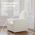 Olivia Power Recliner in Ivory Boucle style callout