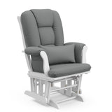 Tuscany white with gray glider angle view