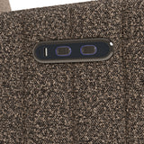 Kyoto mountain brown boucle recliner close up of dual USB ports