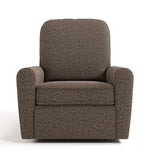 amalfi mountain brown boucle power recliner front view