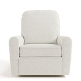 amalfi ivory boucle power recliner front view