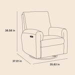 Sorrento glider drawing with dimensions