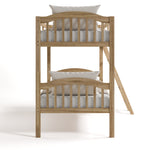 long horn natural twin over twin bunk bed