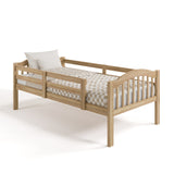 long horn natural twin over twin bunk bed