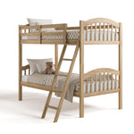 long horn natural twin over twin bunk bed
