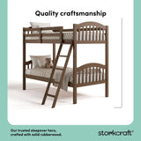 long horn hazelnut twin over twin bunk bed style callout
