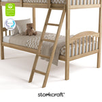 long horn natural twin over twin bunk bed certifications callout