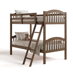 long horn hazelnut twin over twin bunk bed