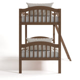 long horn hazelnut twin over twin bunk bed