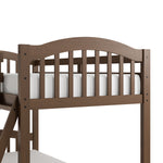 long horn hazelnut twin over twin bunk bed