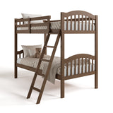 long horn hazelnut twin over twin bunk bed