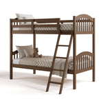 long horn hazelnut twin over twin bunk bed