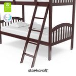 long horn espresso twin over twin bunk bed certifications callout