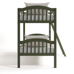 long horn olive twin over twin bunk bed