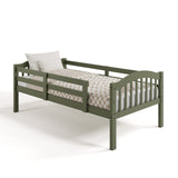 long horn olive twin over twin bunk bed