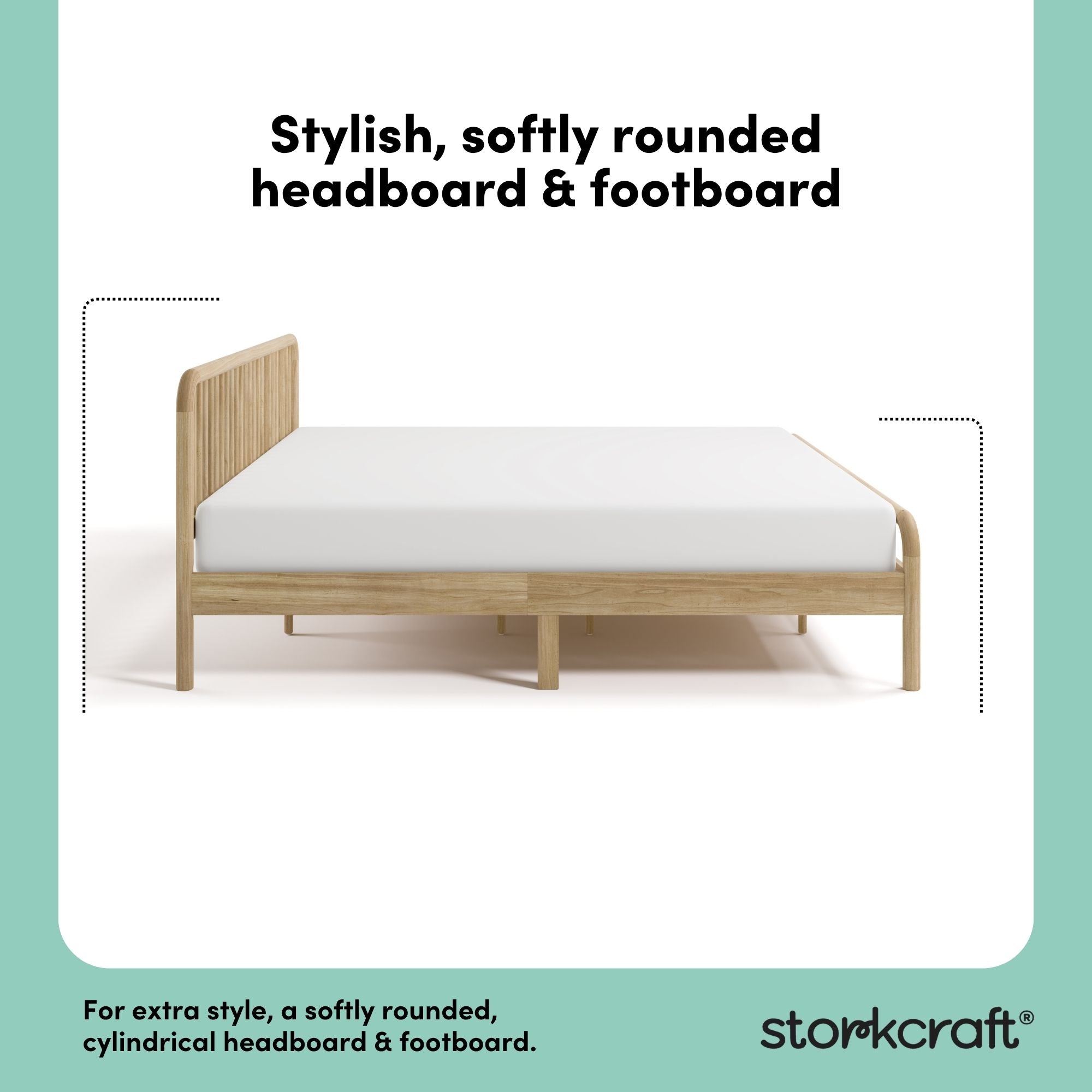 Porto natural king bed style callout