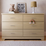 brookside 6 drawer driftwood dresser in nursery