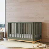 Santos olive with natural crib in a nursery