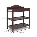 Graco® Story Changing Table with Bonus Water-Resistant Changing Pad.