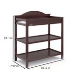 Graco® Story Changing Table with Bonus Water-Resistant Changing Pad.
