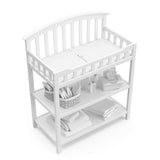 Graco® Changing Table with Bonus Water-Resistant Changing Pad.
