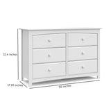 Storkcraft® Kenton 6 Drawer Dresser.