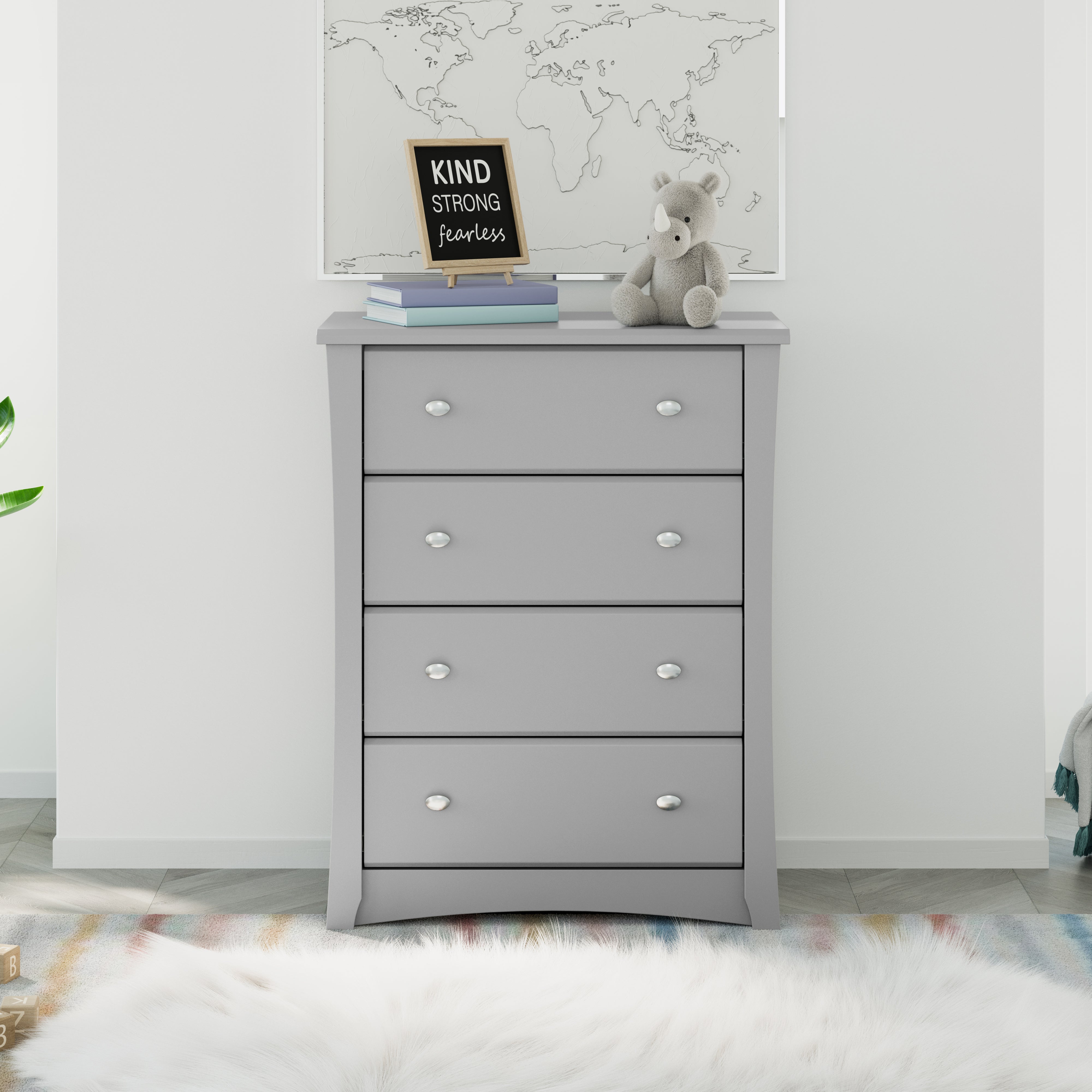 Storkcraft® Crescent 4 Drawer Chest.