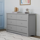 Storkcraft® Crescent 6 Drawer Dresser.