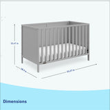 Graco® Theo 3-in-1 Convertible Crib.