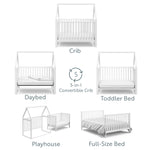White crib conversions graphic