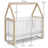 Storkcraft® Orchard 6-in-1 Convertible Canopy Crib.