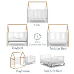 Storkcraft® Orchard 6-in-1 Convertible Canopy Crib.