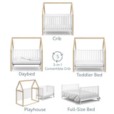 Storkcraft® Orchard 6-in-1 Convertible Canopy Crib.