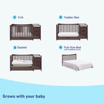 Graco® Remi 4-in-1 Convertible Crib & Changer with Drawer.