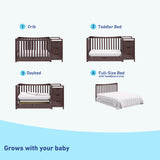Graco® Remi 4-in-1 Convertible Crib & Changer with Drawer.