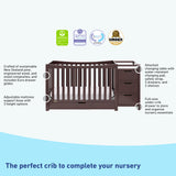 Graco® Remi 4-in-1 Convertible Crib & Changer with Drawer.
