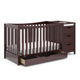 Graco® Remi 4-in-1 Convertible Crib & Changer with Drawer.