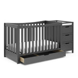 Graco® Remi 4-in-1 Convertible Crib & Changer with Drawer.