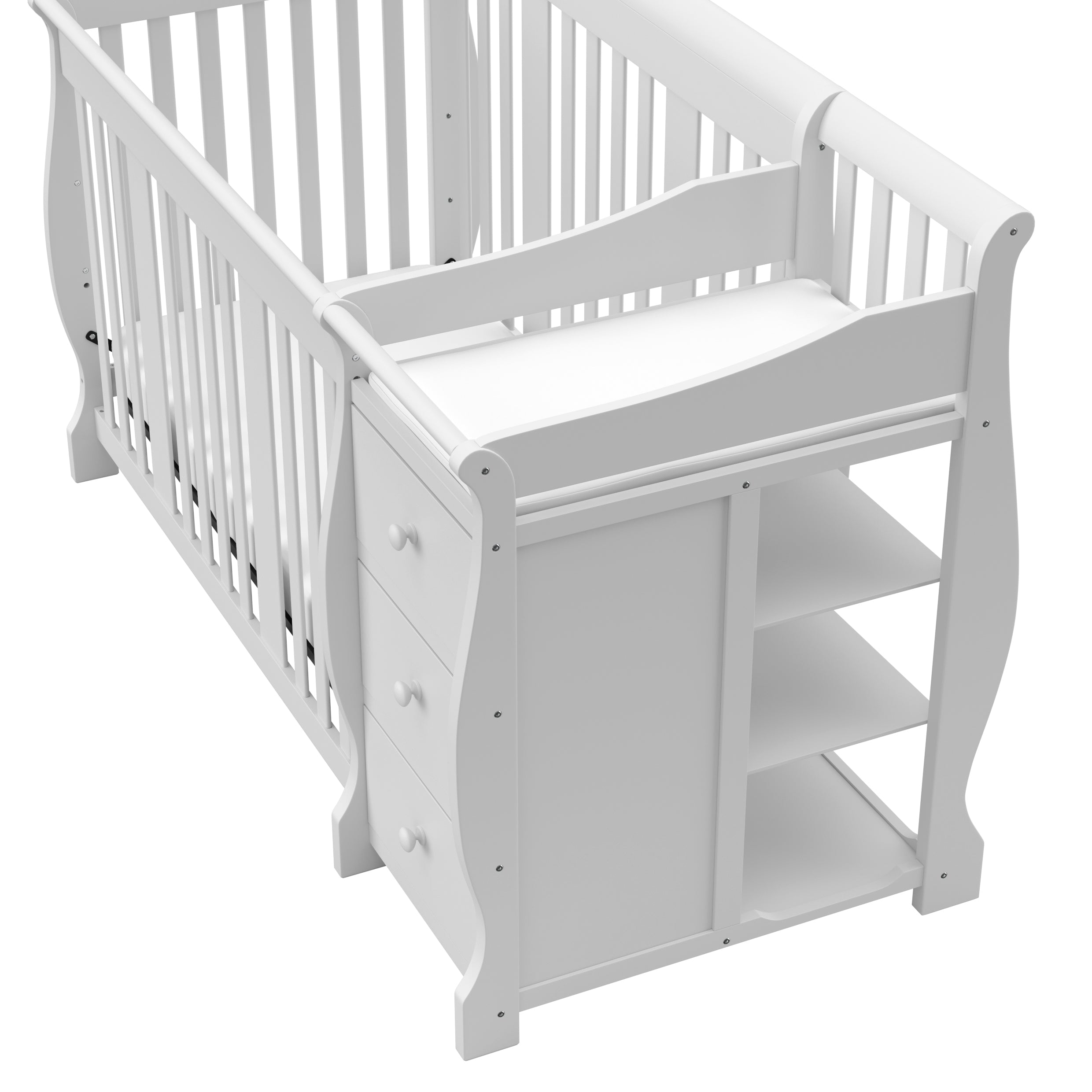 Storkcraft® Portofino 5-in-1 Convertible Crib & Changer.