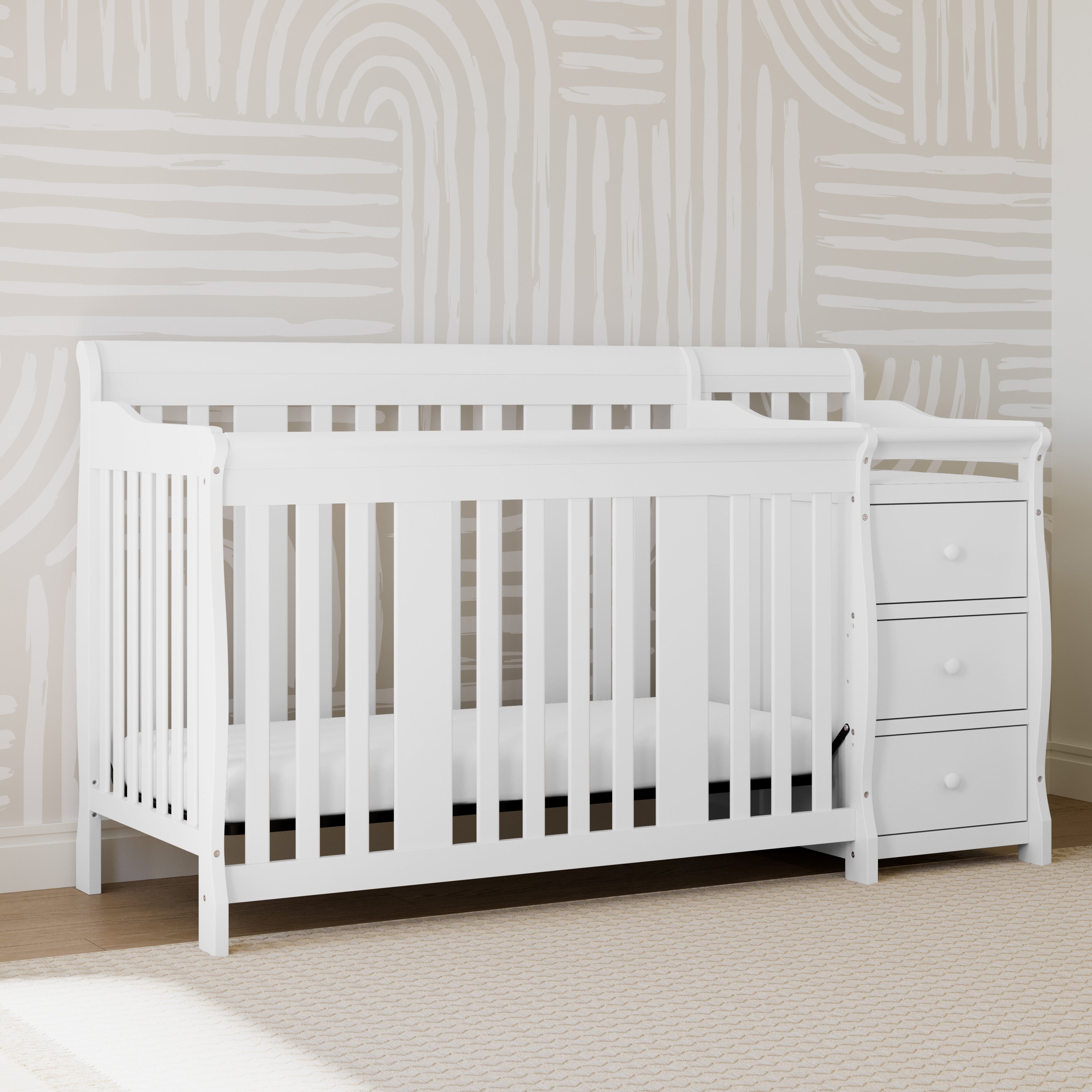 Storkcraft® Portofino 5-in-1 Convertible Crib & Changer.
