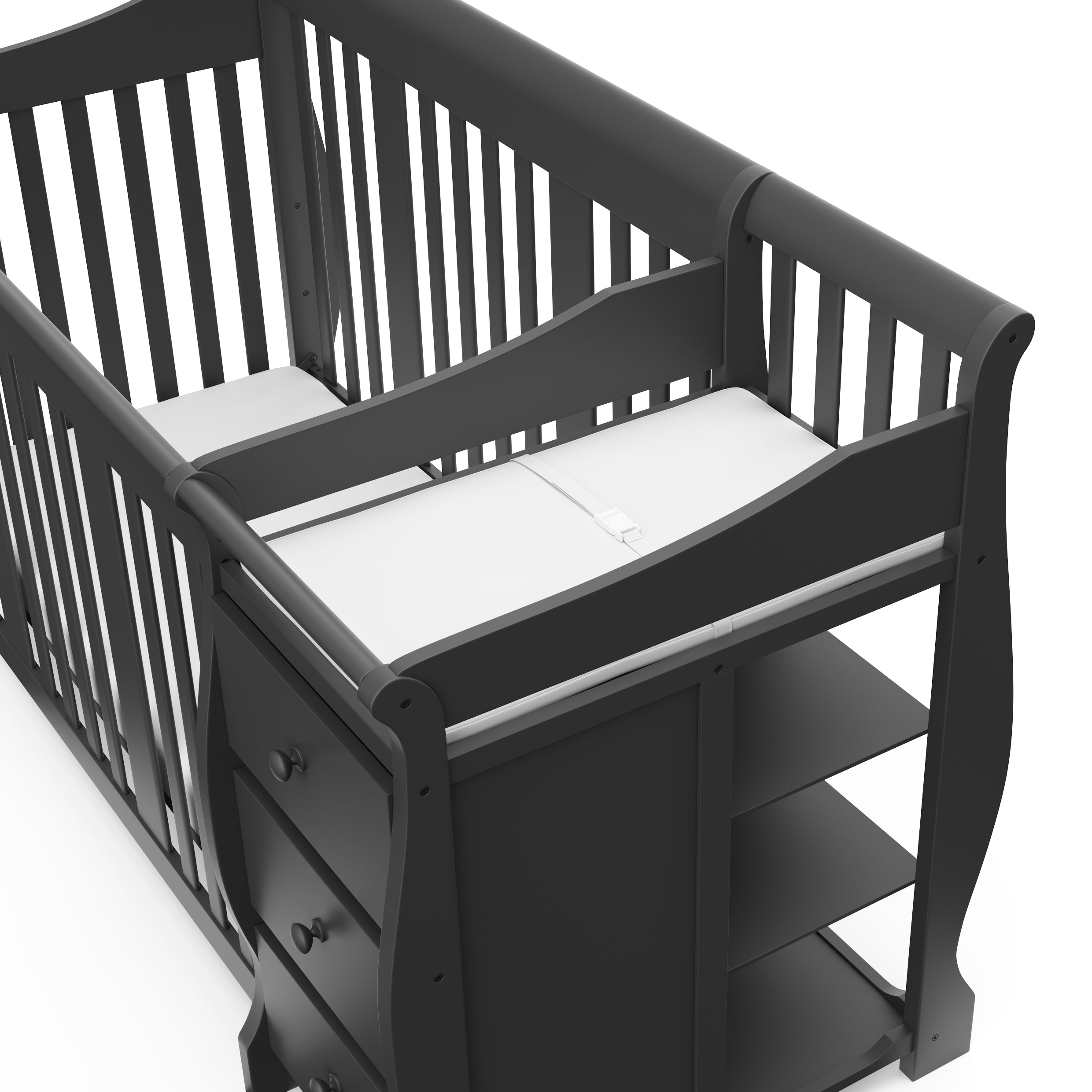 Storkcraft® Portofino 5-in-1 Convertible Crib & Changer.