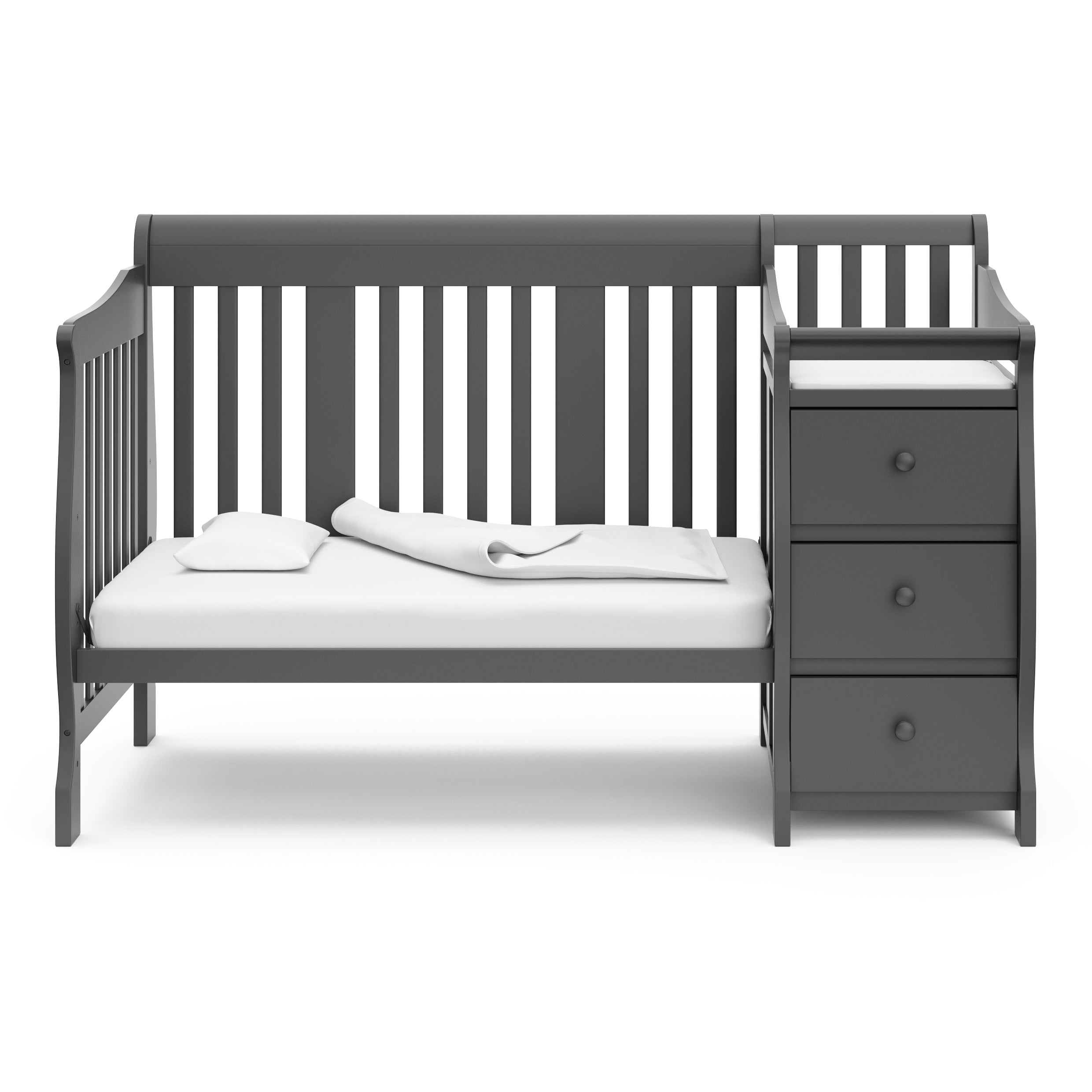 Storkcraft® Portofino 5-in-1 Convertible Crib & Changer.