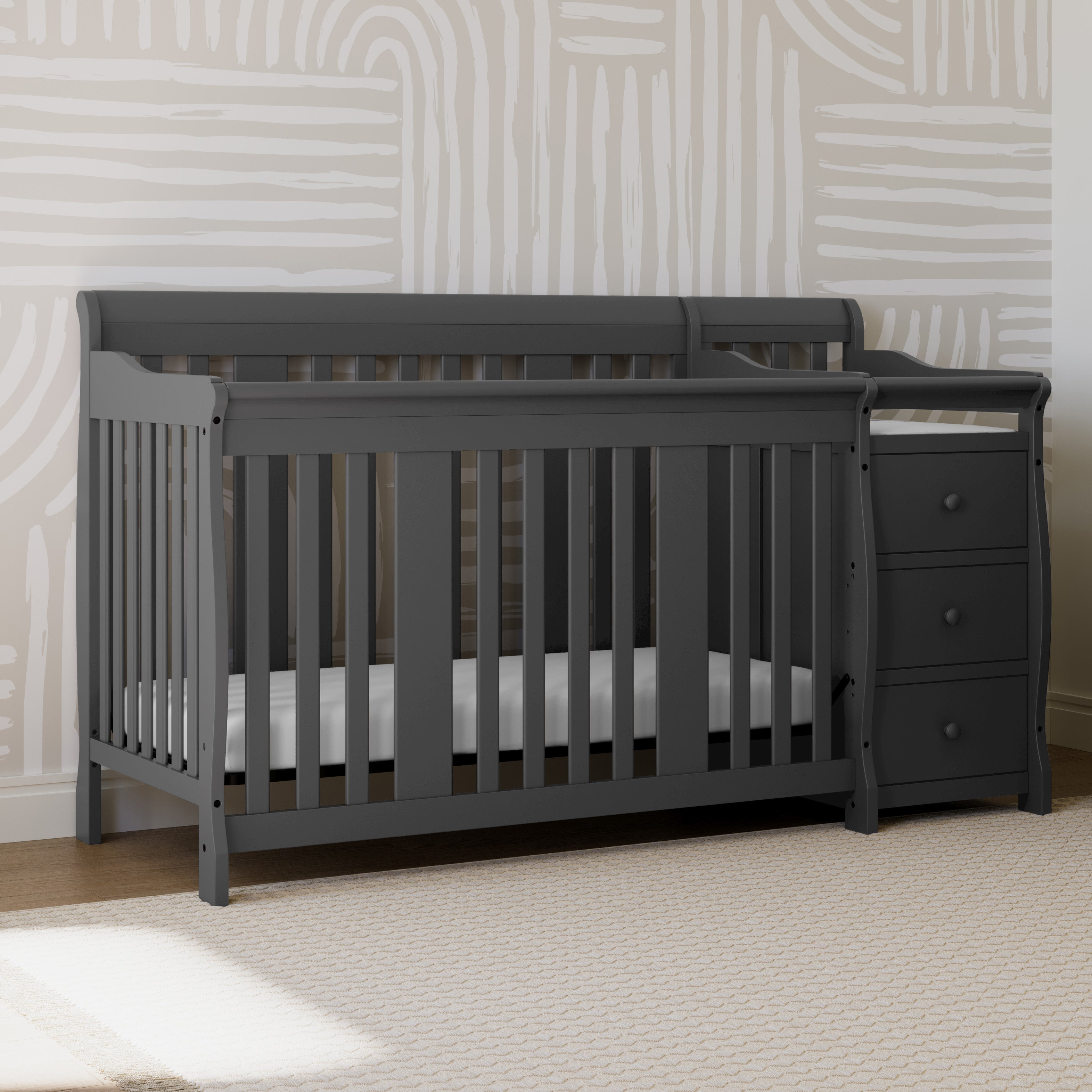 Storkcraft® Portofino 5-in-1 Convertible Crib & Changer.