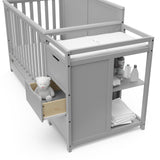 Graco® Hadley 5-in-1 Convertible Crib & Changer with Drawer.