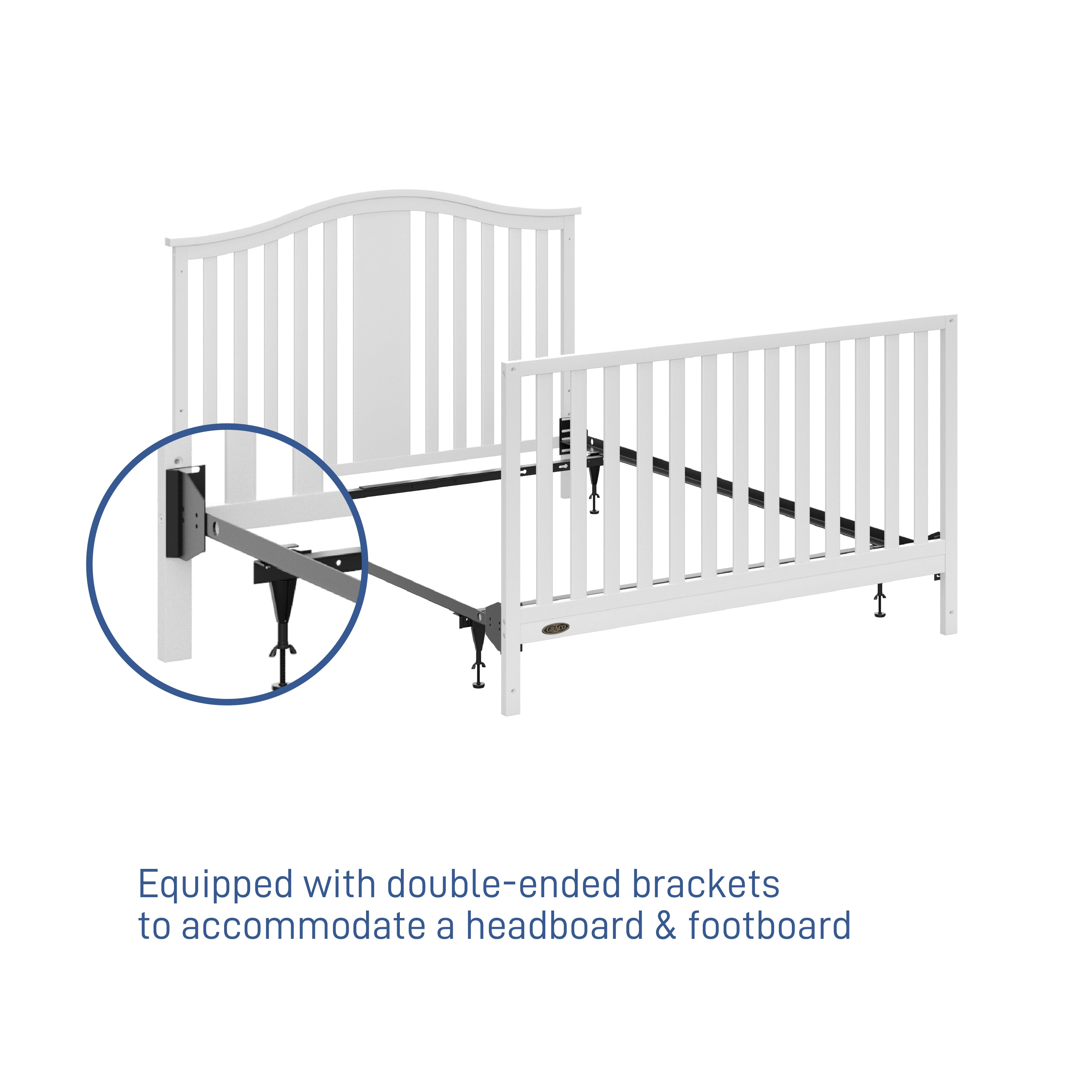 Storkcraft® / Graco® Full-Size Bed Crib Conversion Kit.