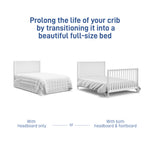 Storkcraft® / Graco® Full-Size Bed Crib Conversion Kit.