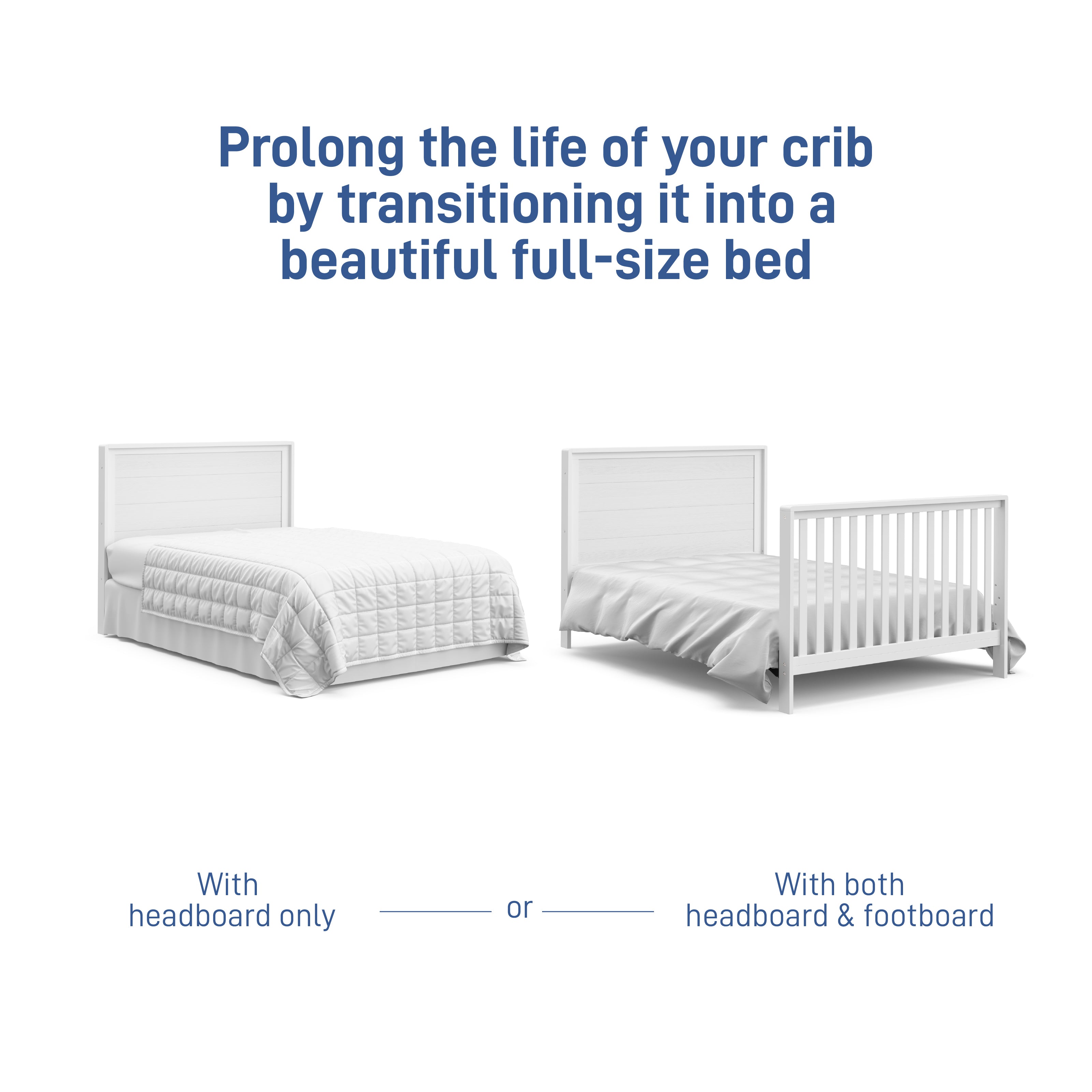 Storkcraft® / Graco® Full-Size Bed Crib Conversion Kit.