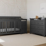 Storkcraft® Portofino 5-in-1 Convertible Crib & Changer.