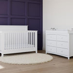 Storkcraft® Solstice 5-in-1 Convertible Crib.