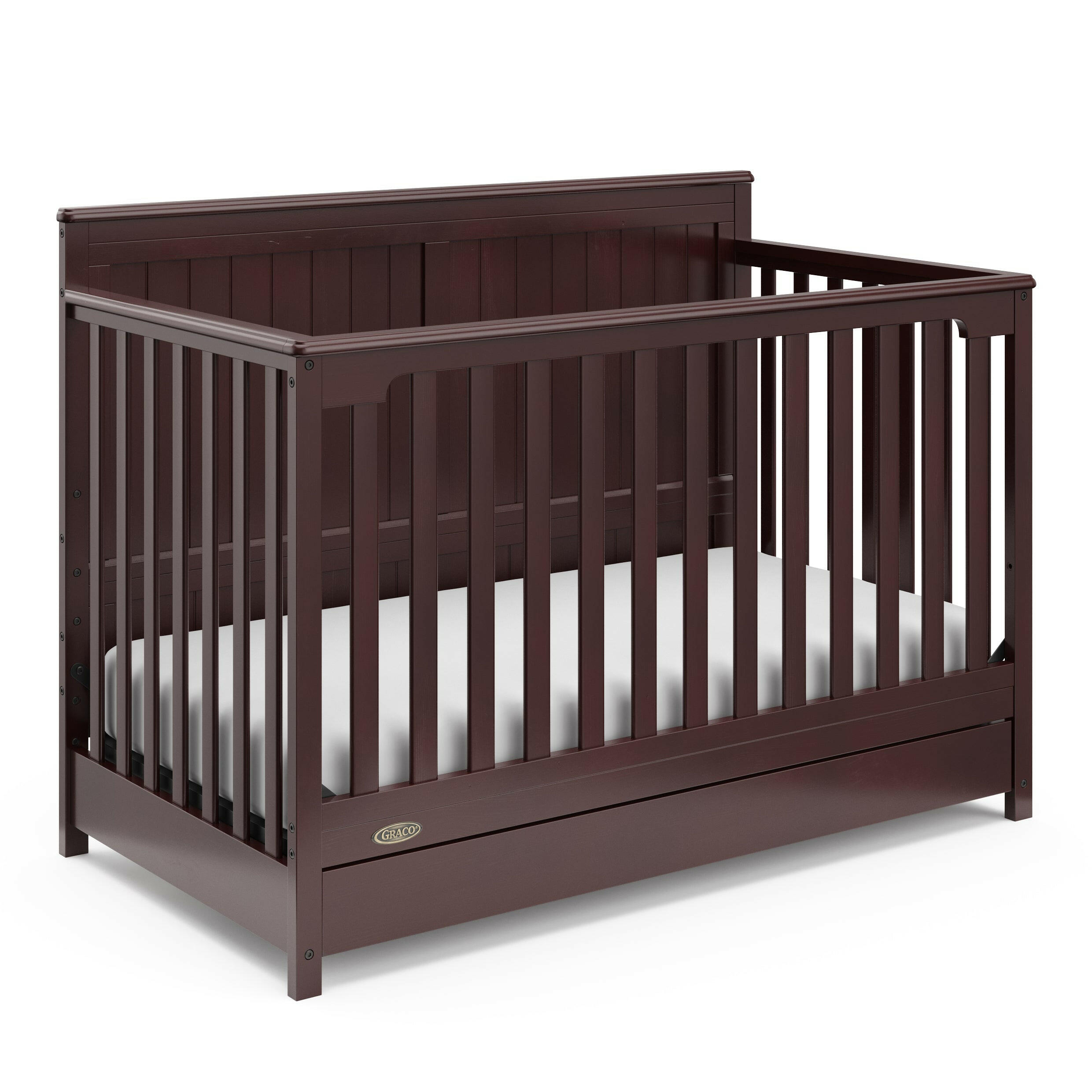 Graco® Hadley 5-in-1 Convertible Crib with Drawer.